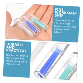 GLEAVI 30pcs Soft Lens Removal Tool Applicator Accessory Stick for Easy Application and Removal Lightweight for Travel and Daily Use