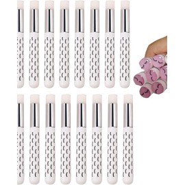 20 Pieces White Lash Cleansing Brush + 2 Lash Wands Tubes Eyelash Cleaning Brushes Peel Off Blackhead Brush Nose Pore Cleaning Brush Lash Shampoo Brushes