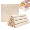 DAWOOWF Pack of 10 Natural Loofah Fibre Kitchen Cloths, Reusable