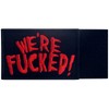 EmbTao We are F*cked Funny Patch Biker Badge Embroidered Applique