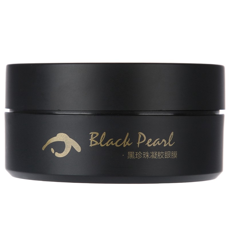 60Pcs/Box Black Pearl Eye Mask Gel Remove Dark Circle Eye