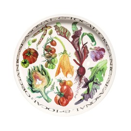 Emma Bridgewater Dig The Garden Tin Deepwell Tray 300mm diameter