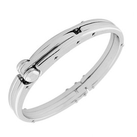 My Daily Styles Fashion Alloy Silver-Tone Classic Handcuff Mens Bracelet