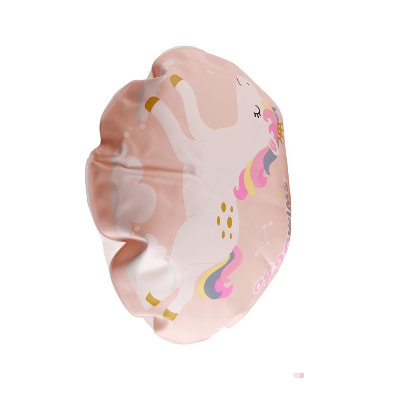 Children Swimming Circle Pink Little Horse Inflatable Sunshade Pool Float