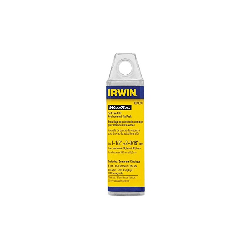 IRWIN IRWIN Tools Replacement Tip for WeldTec Self-Feed Wood Drilling