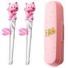 2 Pairs Training Chopsticks, Reusable Learning Chopsticks, Practice Chopsticks (A)