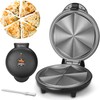 Baker's Friend Electric Quesadilla Maker with Extra Stuffing Design, 9.5