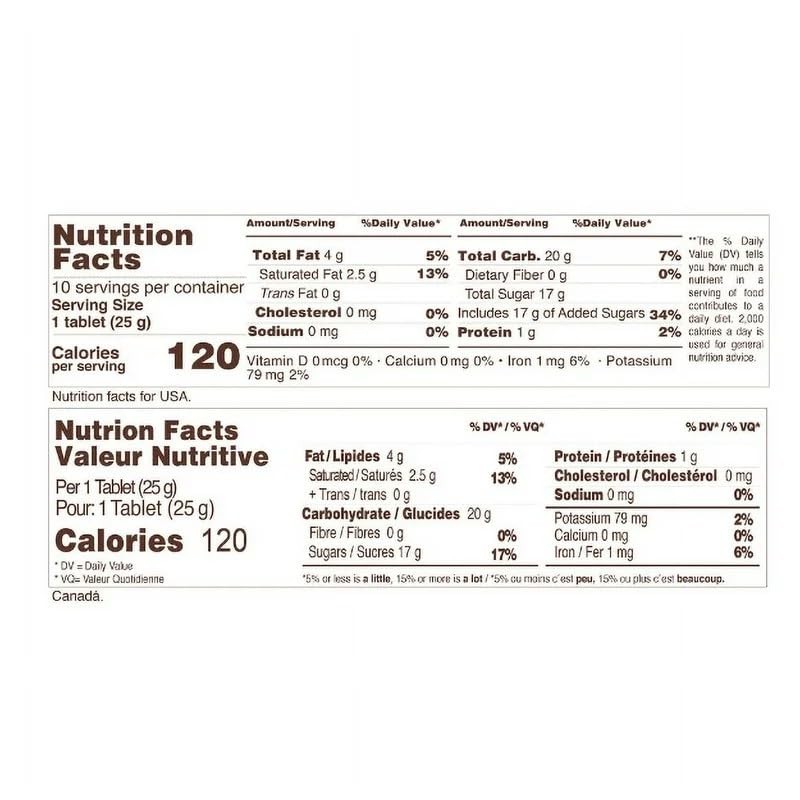 Corona - Cinnamon & Cloves Chocolate Bars - Resealable -
