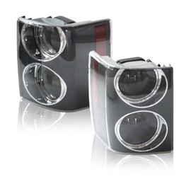 Yunnergo Tail Lights Rear Brake Lamp Compatible with Range Rover HSE Vouge L322 2002-2009 Black