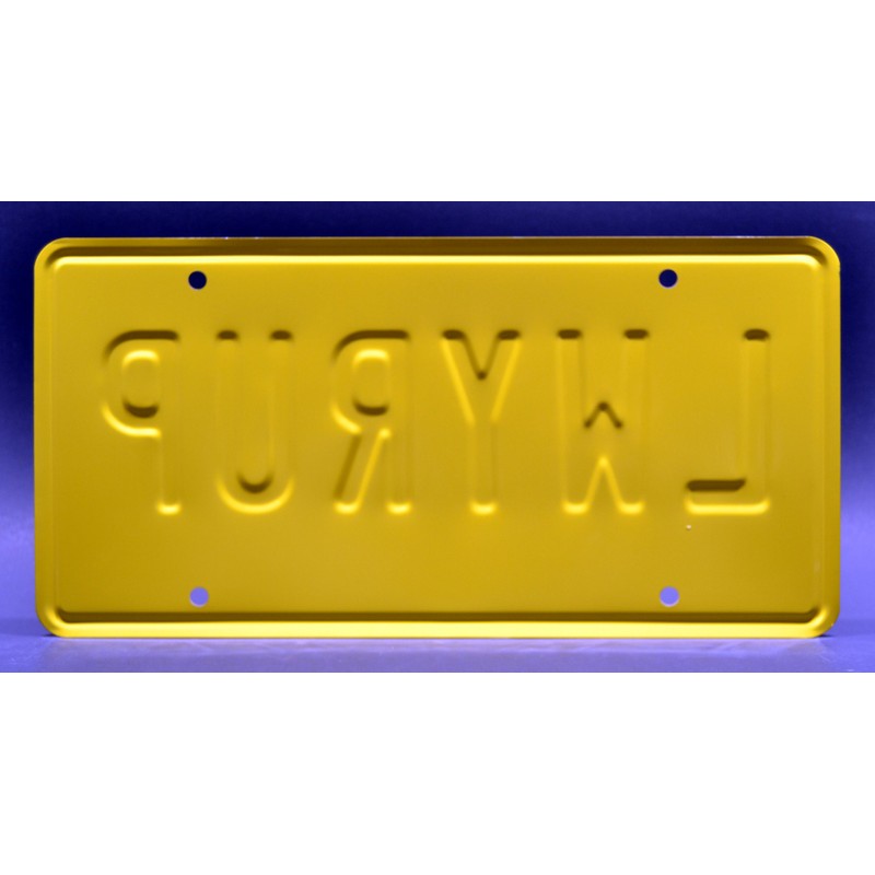 Celebrity Machines Breaking Bad | LWYRUP | Metal Stamped License