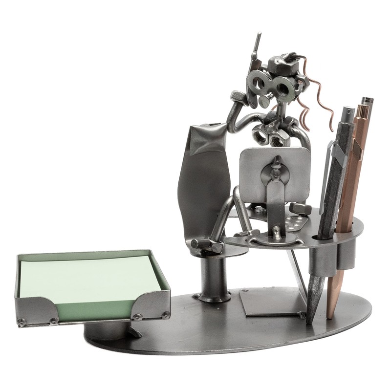 STEEMO Screw Man - Screw Lady Office Manager Desk Decoration