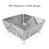 Foldable Portable Charcoal BBQ Grill Stainless Steel Folding Barbecue Grill