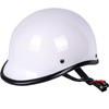 Yesmotor Motorcycle Helmet Half Shell Hawk Style Helmets Compact Lightweight