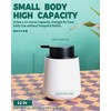 Bosilunlife Foam Soap Dispenser - 12Oz Matte White Ceramic Foaming