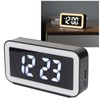 Wireless Charging Alarm Clock USB Reverse Charging LED Large Screen