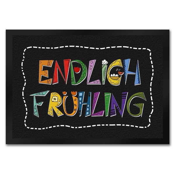 speecheese Finally spring doormat in 35 x 50 cm in