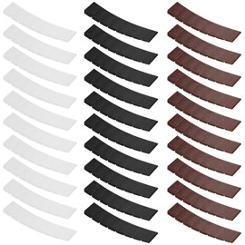 Pack of 30 Furniture Wedges, Plastic Wedges, Wheel Chocks, Furniture Levelling Pads, Adjustable Plastic Wedges for Cabinet, Chest of Drawers, Table Chair Feet, Adjustment Wedges (3 Colours)