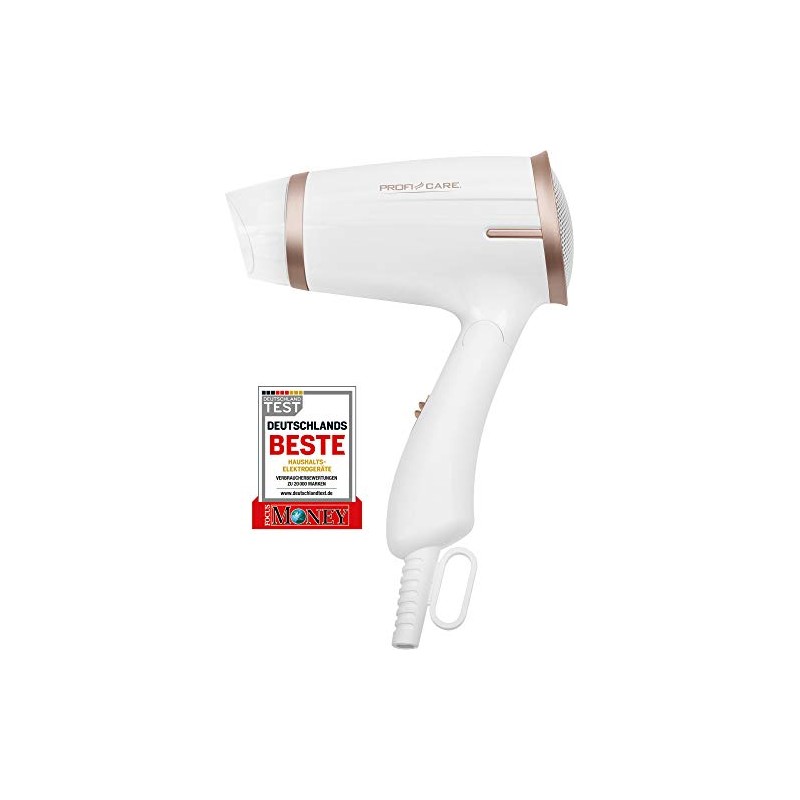PROFI CARE SÄCHE-CHEVEUX PC-HT 3009, Blanc/Champagne