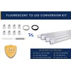 ORILIS 4 Light Fluorescent to LED Retrofit Conversion Kit -