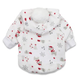 DroolingDog Dog Christmas Clothes Pet Warm Hoodies for Small Dogs