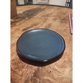 Fortessa Vitraluxe Slateblue Dinnerware  Bread & Butter Plate, 6 Inch, Set of 6