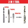 NORTOOLS Drill Tap HSS Combination Drill and Tap Set with