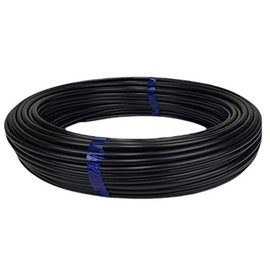 25 m polyethylene hose, 8/6 mm (outer diameter / inner diameter), compressed air pneumatic hose, water hose, colour: black
