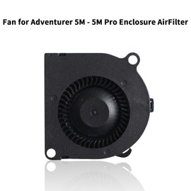 Imdinnogo 3D Printer Accessories - 5M Pro Replacement Part: 50 * 50 * 20mm/ 1.9 * 1.9 * 0.7 inch Clone Cooling Fan 24V with Cables for Adventurer 5M Pro Air Duct