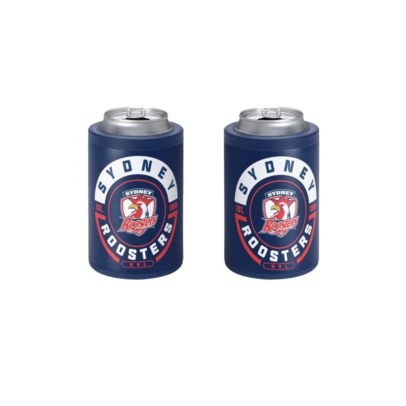 Sydney Roosters NRL Rugby League Insulated Can Cooler with Lid