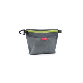 pack all Zipper Pouch, Water-Resistant Mesh Zipper Pouch Document Bag for Office, Home, School, Travel (Gray, Small)