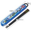 Skater ABS2AMAG-A Children's Antibacterial Sliding Chopsticks Case Set, Tomica 22