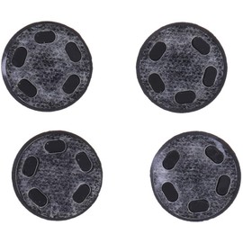 Pardarsey 4 Pcs Replacement Bottom Case Black Rubber Feet Foot for MacBook Pro A1706, A1707, A1708