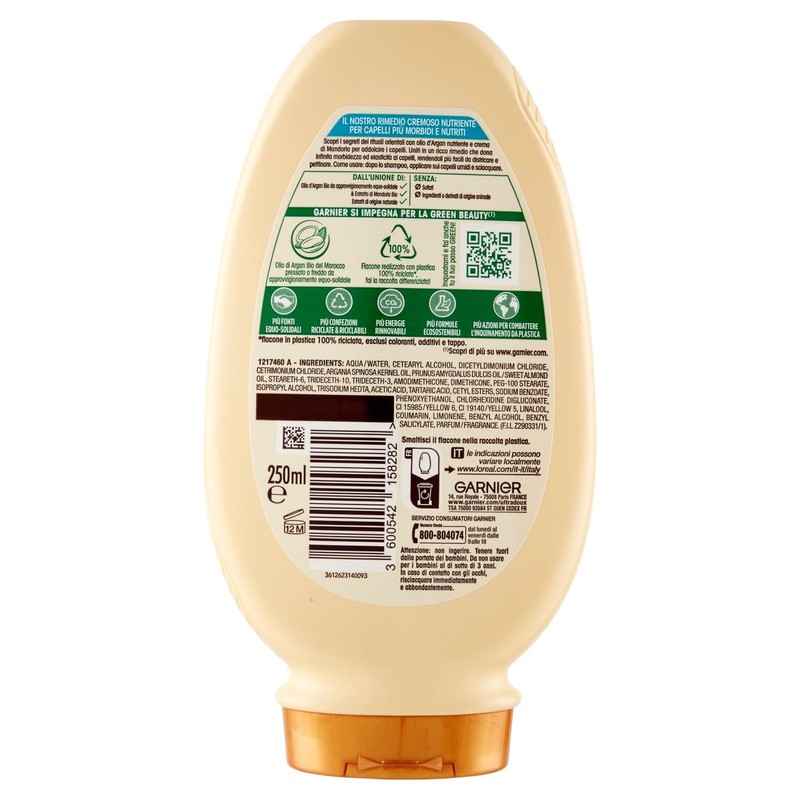 Garnier Balsamo Rituale d'Argan per Capelli Molto Secchi, 250 ml