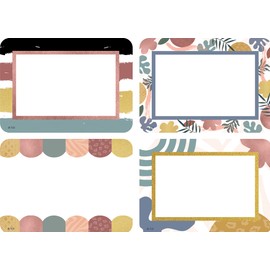 Teacher Created Resources Wonderfully Wild Name Tags/Labels - Multi-Pack