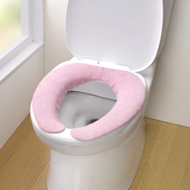 Sanko KV-58 Toilet Seat Cover, Stays in Place, Soft Type, 0.2 inches (6 mm), Rose