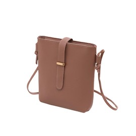 Kurava Handcrafted Leather Bucket Bag, First Layer Pebble-grained Carfskin-Coffee color