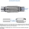 2.5 inch Exhaust Flex Pipe - RP Remarkable Power, 2.5