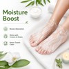 Thfaeyta 200 Pcs Plastic Foot Covers for Feet Pedicure Moisturizing