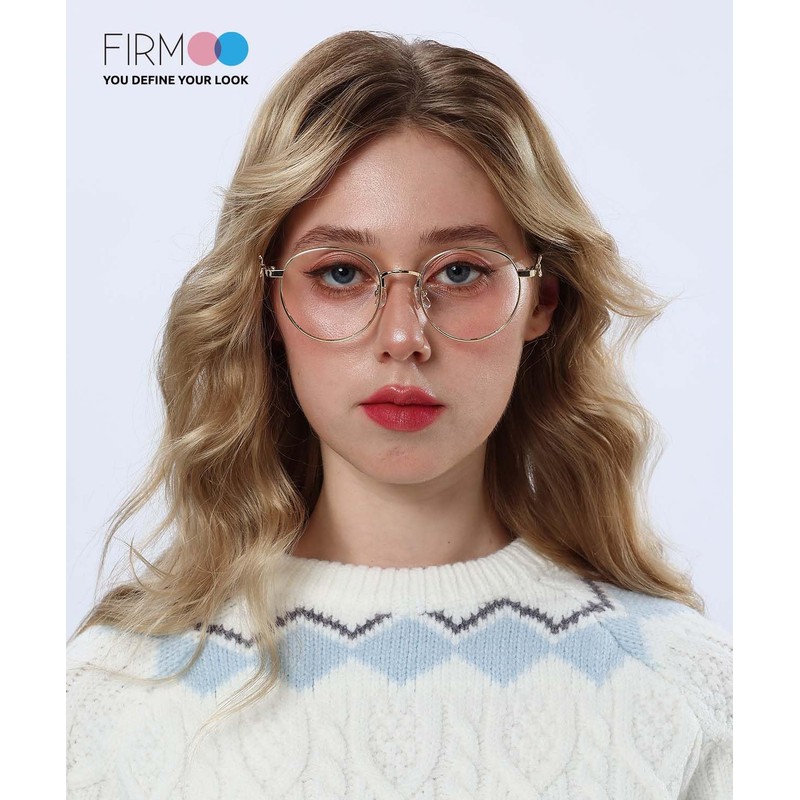 Firmoo Blue Light Filter Glasses Without Prescription Women's Bow Knot