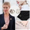 Lapel Pin Backs, 50PCS Pin Backs for Brooch Tie Hat