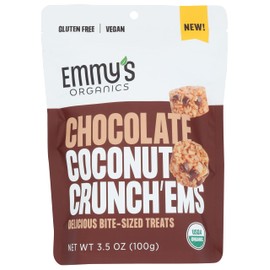 Emmys Organic Chocolate Coconut Crunch'Ems, 3.5 Oz