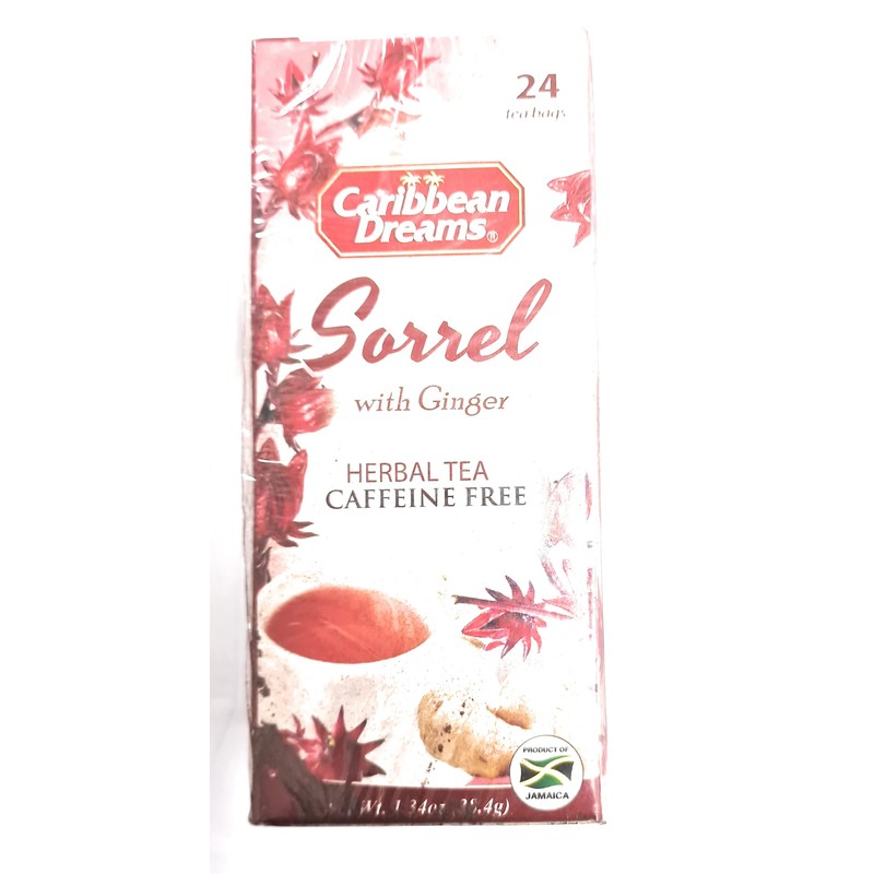 Caribbean Dreams Sorrel & Ginger Tea, 24 Tea Bags, All