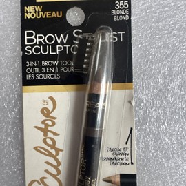 L'Oréal Paris Brow Stylist Sculptor 3-in-1 Brow Tool, 355 Blonde (No packaging)