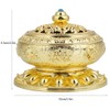 Incense Burner Smoke Backflow Ceramic Glaze Censer Cone Holder Home