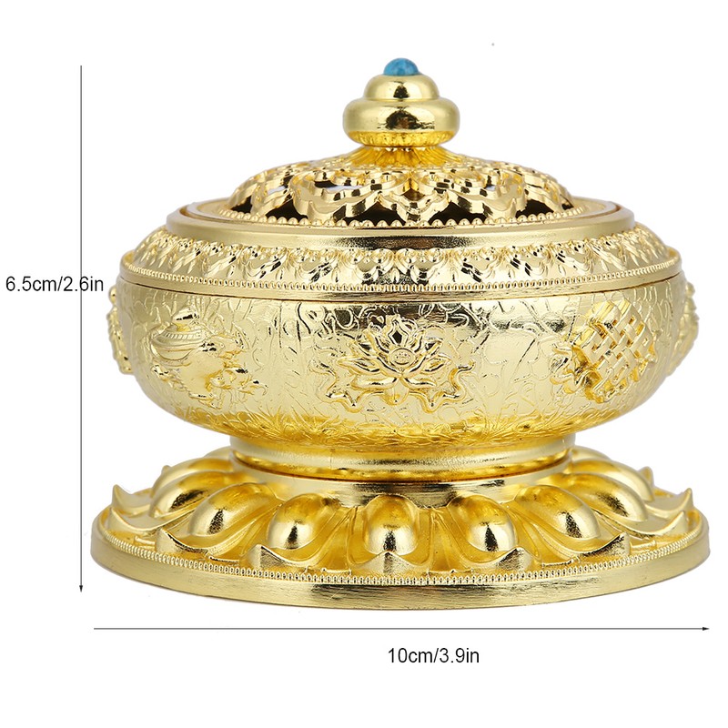 Incense Burner Smoke Backflow Ceramic Glaze Censer Cone Holder Home