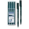 Staedtler Lumocolor 318-9WP6HZ Universal Pen F Tip Approx. 0.6 mm