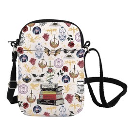 FOTAP A Court of Thorns and Rose Messenger Bag Velaris The City of Starlight Crossbody Bag Fantasy Novel Inspired Gift (not yield CB UK)