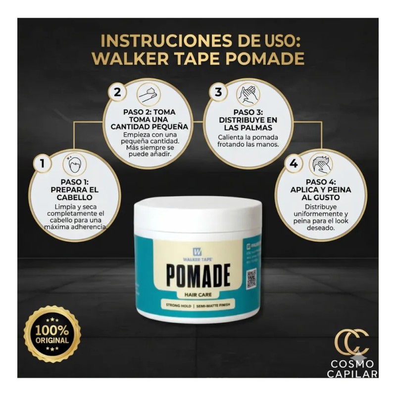 Cera Peinar Protesis Capilar Walker Tape Original Mate 3oz