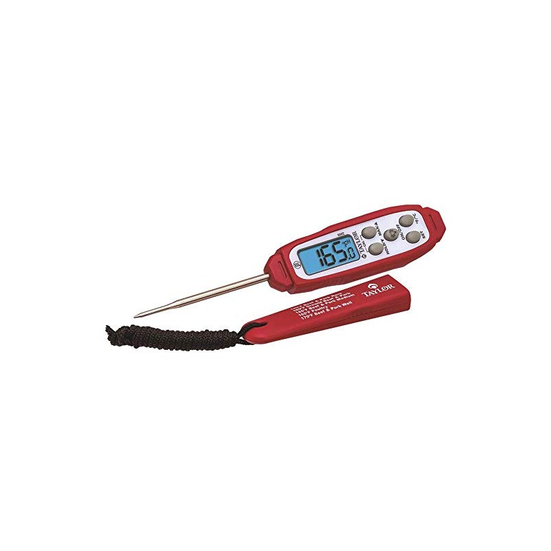Waterproof Red Digital Thermometer c