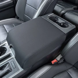 PIMCAR Center Console Cover for Ford 2015-2020 F150, 2017-2022 F250 F350 F450, 2018-2024 Expedition Interior Accessories Soft Cozy Neoprene Armrest Cover Protector (Bucket Seat Only)